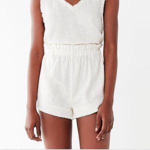 Urban Outfitters Rori Raw Hem High Rise Shorts